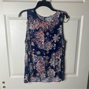 Daniel Rainn Floral Paisley Blouse